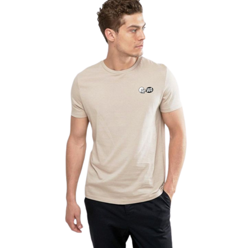 Kaos Cheap Monday Distro/Baju Kaos Cheap Monday/Cheap Monday T-Shirt Abu Bege-Size M to XXL