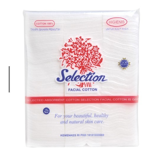 SELECTION Facial Cotton/ Kapas Wajah Kotak 35g dan75g// ready stock