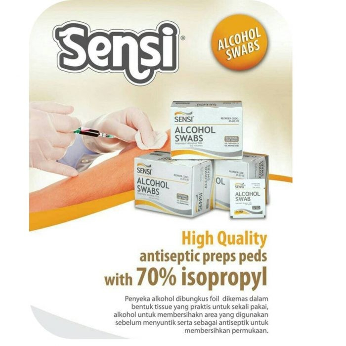 SENSI Alcohol Swab | Sensi Swab | Sensi Alkohol Swab