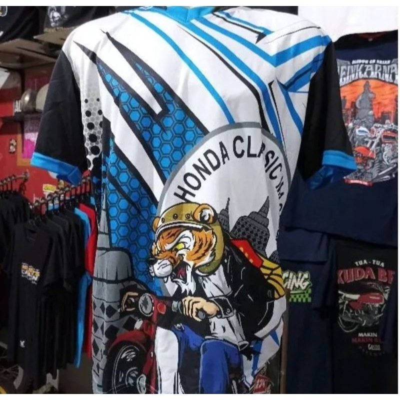 kaos acara sewindu honda classic magelang hcm 2023 / jersey anniversary c70 grand bulus pitung origi