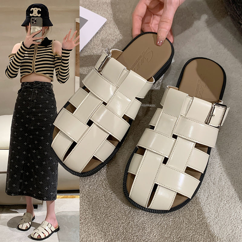 [COZY] Reni Sandal Slip On Fashion Wanita Import Korean