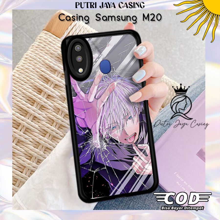 Case Hp Samsung M20 Casing Samsung M20 Motif ANIMEGOJO03 Casing Terbaru Case Karakter Lucu Casing Lu