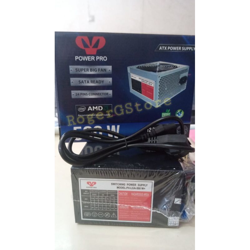 POWER SUPPLY ATX POWER PRO 500 WATT