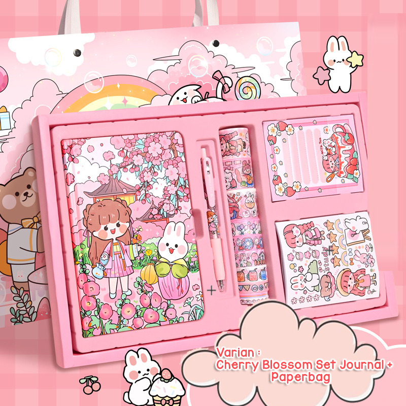 

GMJKT - SET BUKU JOURNAL CHERRY BLOSSOM | MASU | MOMO SLEEP | BEAR'S HOUSE | PUDDING PINK | STICKER MOMO | SET DIARY | KERTAS MEMEO | STICKER VIRAL | NOTEBOOK BULLET DRAWING PLANNER NEW TERMURAH | JOURNALING LOVE | WASHITAPE JEPANG | STICKER KARTUN
