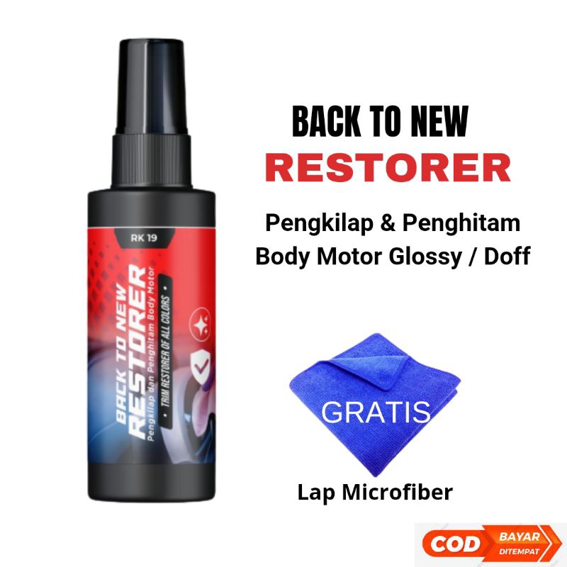 Pengkilap &amp; Penghitam Body Motor Mobil | Back To New Restorer