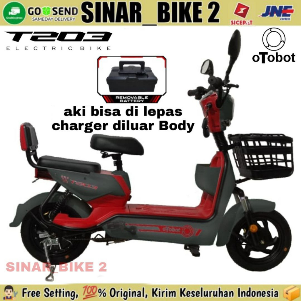 Sepeda Listrik OTOBOT T203 | T 203 500 Watt Electric E Bike