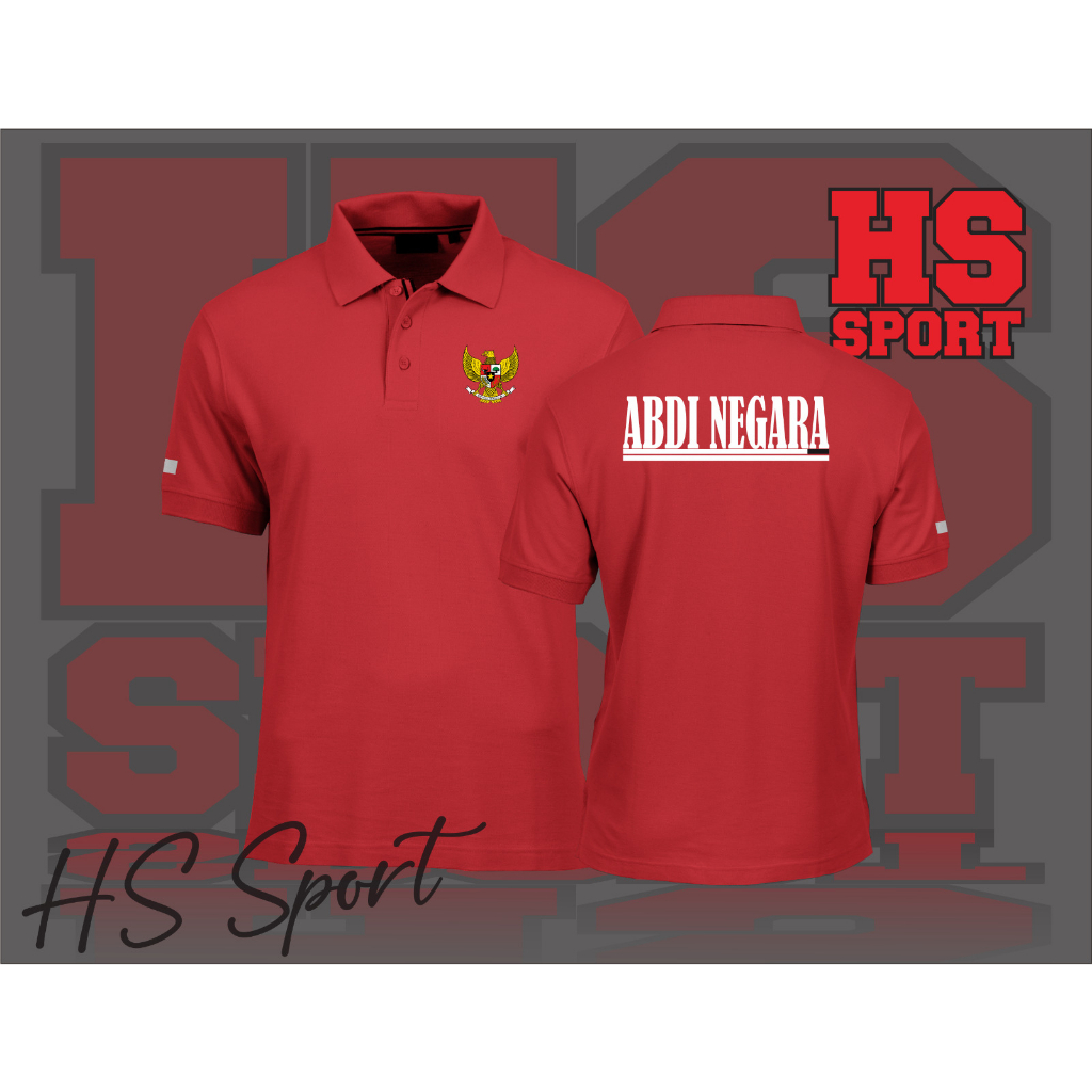 POLO ABDI NEGARA - BAJU POLO TSHIRT - BAJU POLO KERAH ABDI NEGARA