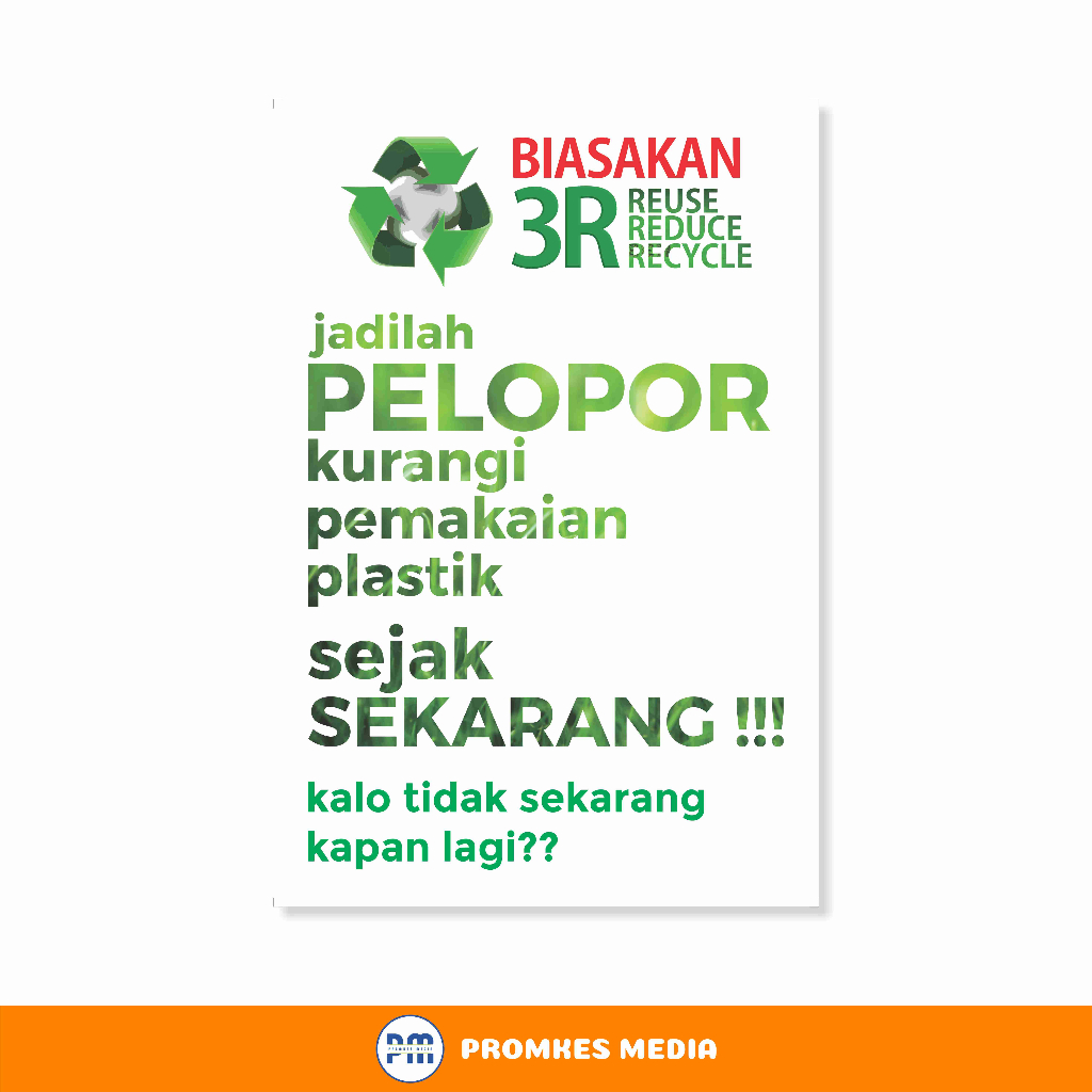

Poster Kurangi Sampah Plastik