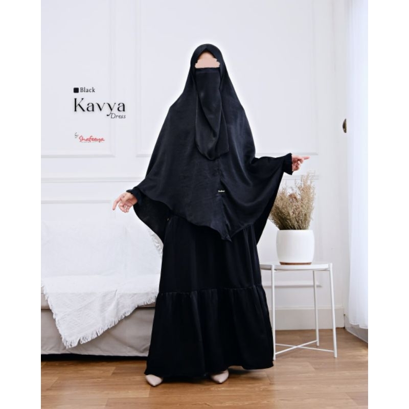 SHAFEEYA - KAVYA GAMIS SET JILBAB ORI BY SHAFEEYA - GAMIS UMROH