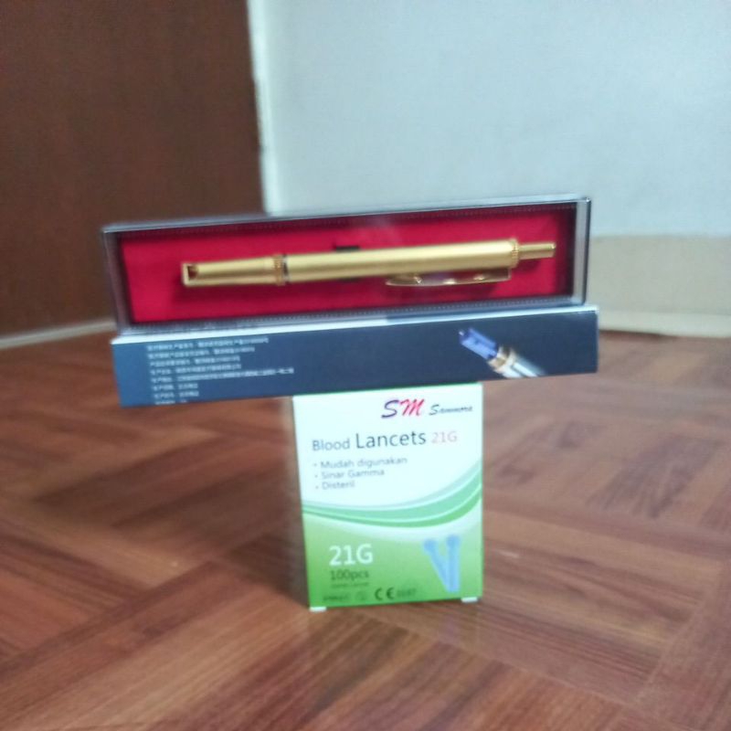 PROMO BULAN INI PEN BEKAM GOLD PREMIUM + JARUM SAMORA