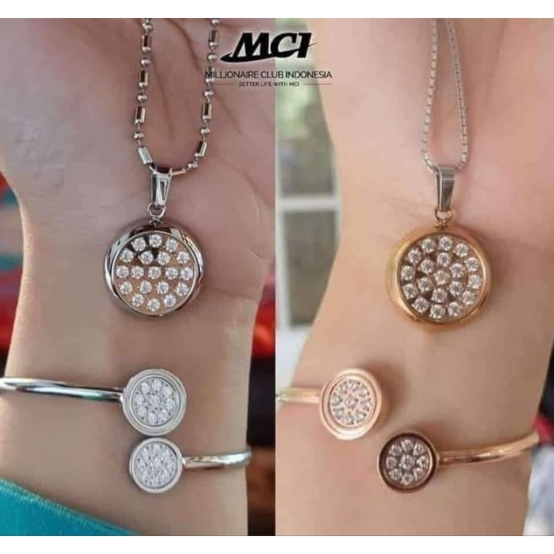 set gelang dan kalung MCI