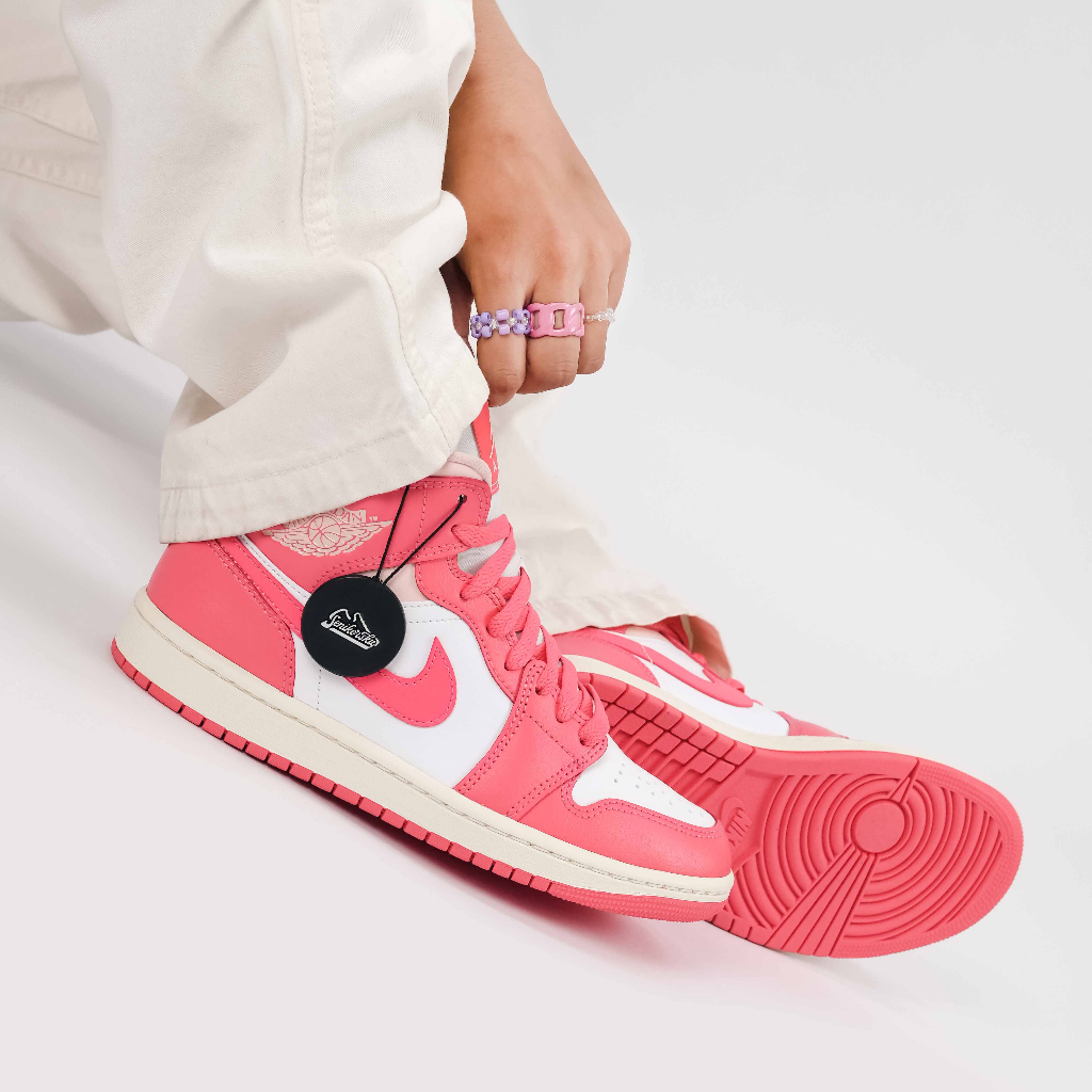 Air Jordan 1 Mid Strawberries and Cream Womens