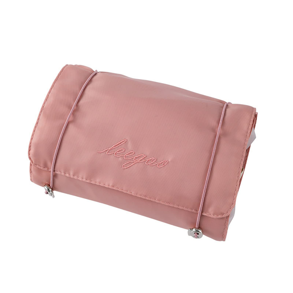 MAANGE Hanging Roll-Up Makeup Bag Travel Organizer untuk Wanita - 4 Tas Penyimpanan yang Dapat Dilepas - Atur Make Up, Kosmetik, Palet 1457