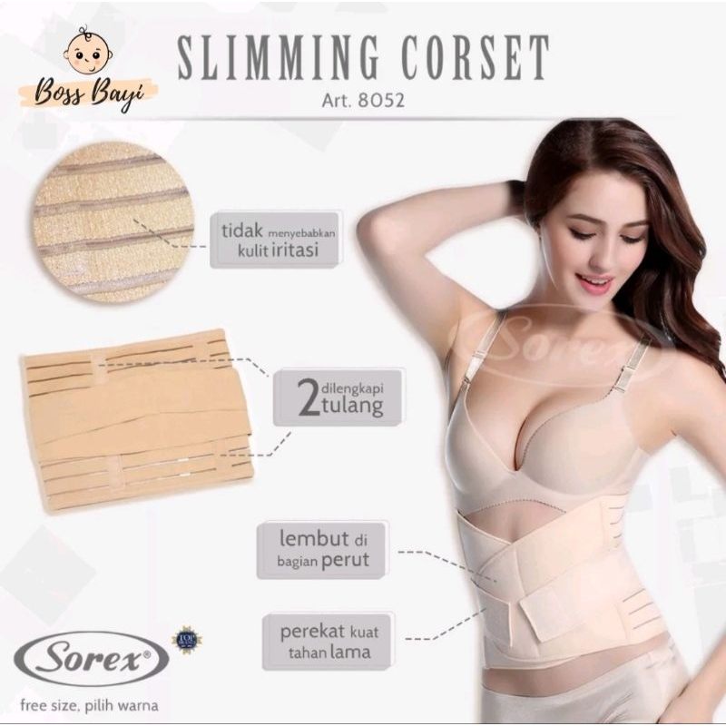 SPREX - Slimming Corset Stagen 8052 Freesize / Korset Pasca Melahirkan