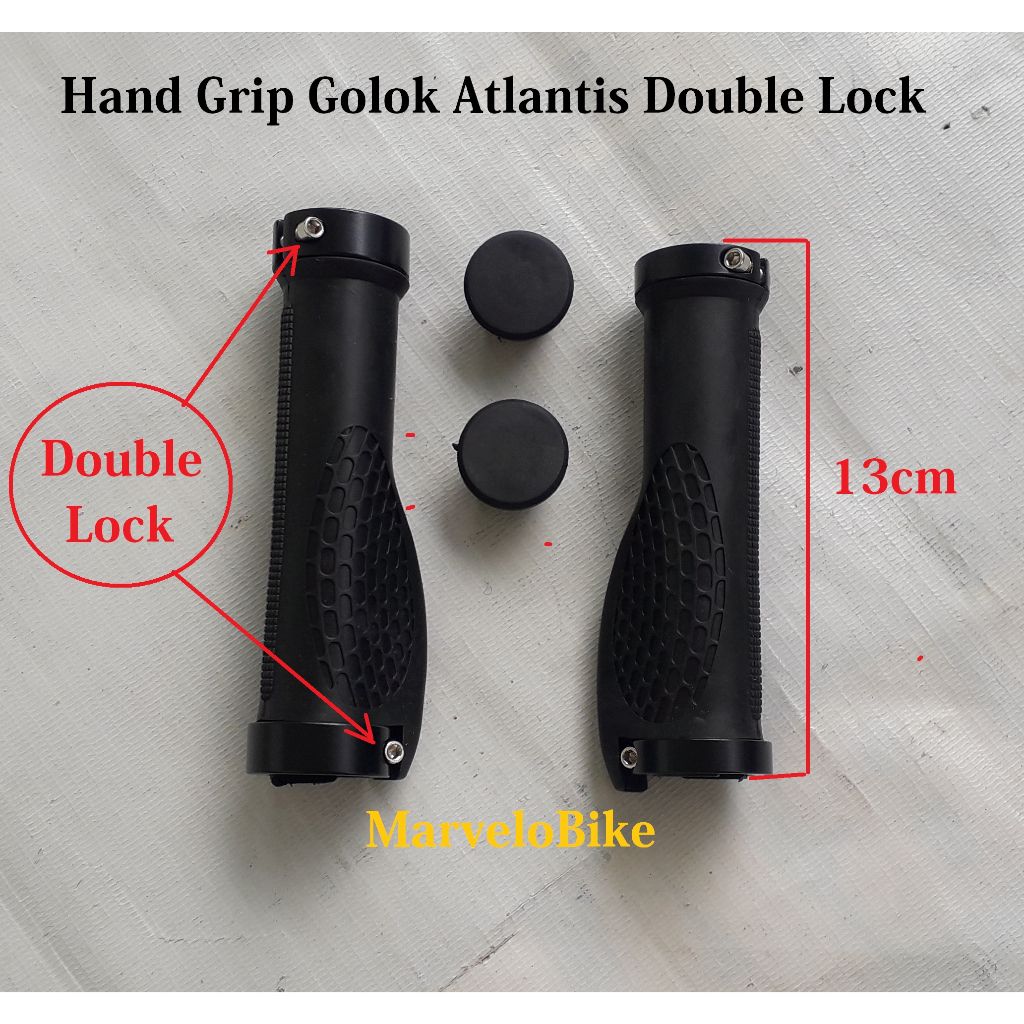 Hand Grip Sepeda MTB Atlantis Double Lock