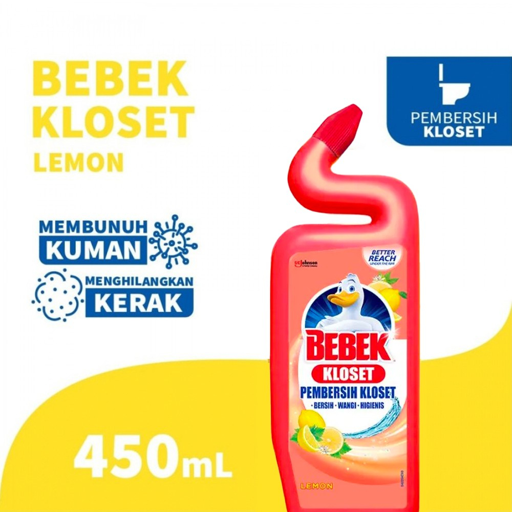 Bebek Kloset Pembersih Kamar Mandi Botol 450 ml - Lemon / Pine