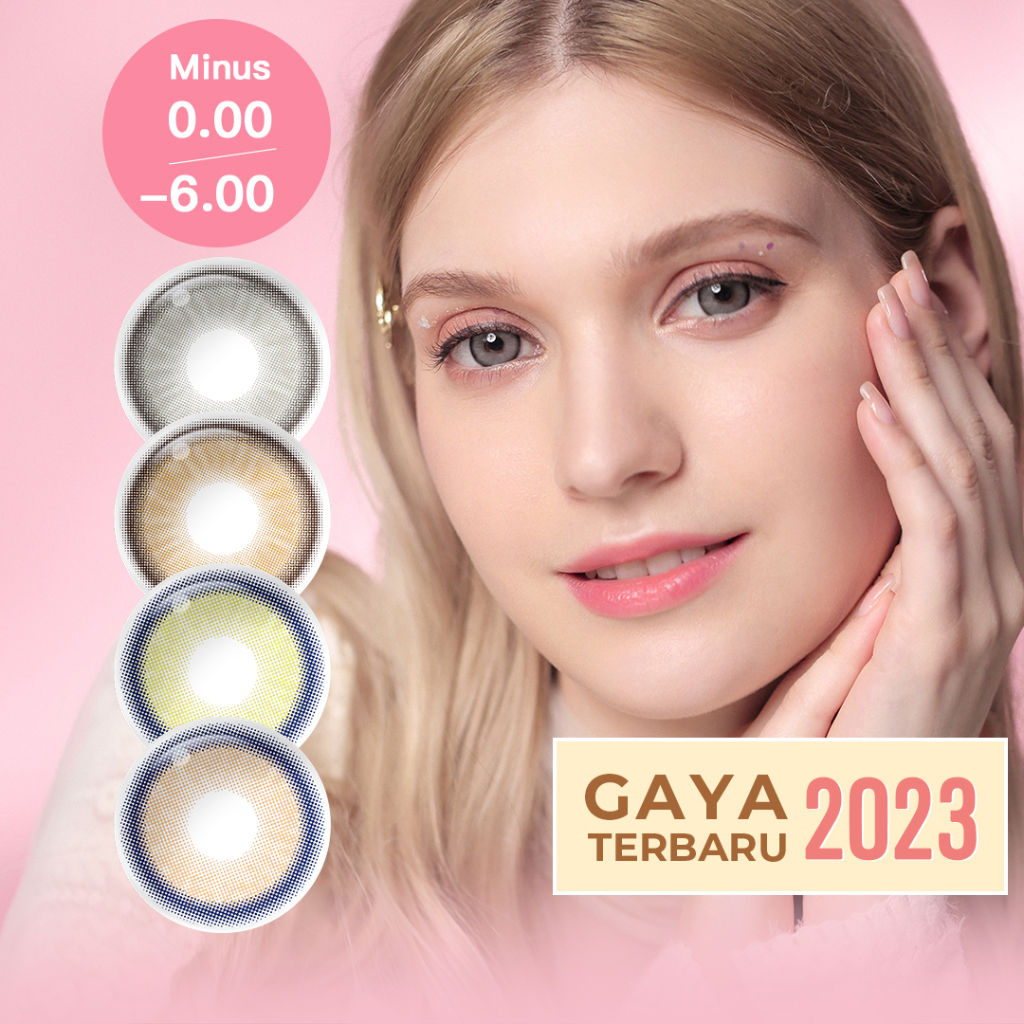 Magister Softlens Minus 14.5mm (0.00 s/d -6.00)  Soflen Minus Soflens Grey Softlens Brown softlens mata korea Softlens LUNA