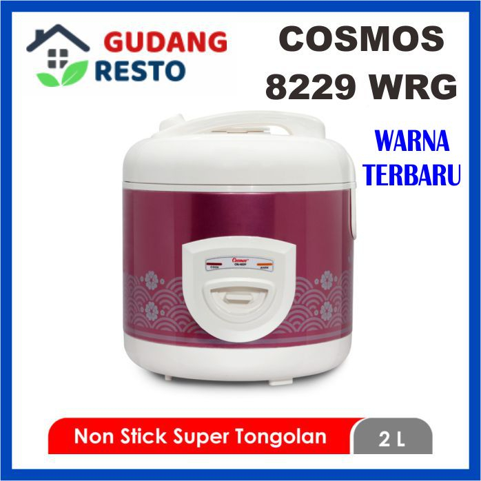 Cosmos Magic com Rice Cooker MAGIC / SUPER TONGOLAN CRJ 8229 Bss / Wss Stainless Steel CRJ-8229 Black / White - Hitam / Putih