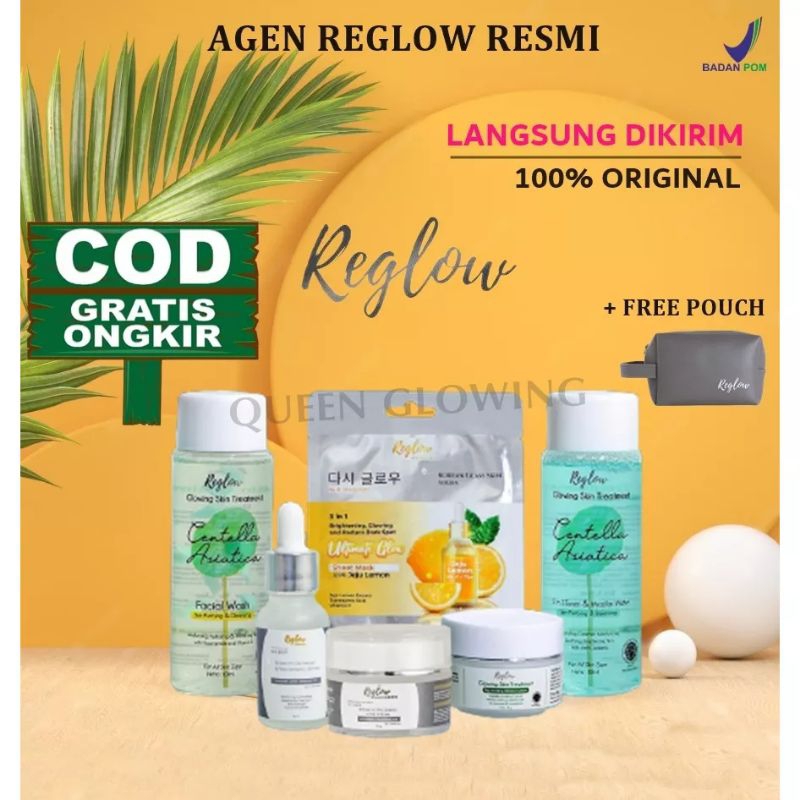 PAKET LENGKAP GLOWING SKIN TREATMENT REGLOW DR SHINDY SKINCARE HALAL BERBPOM ORIGINAL