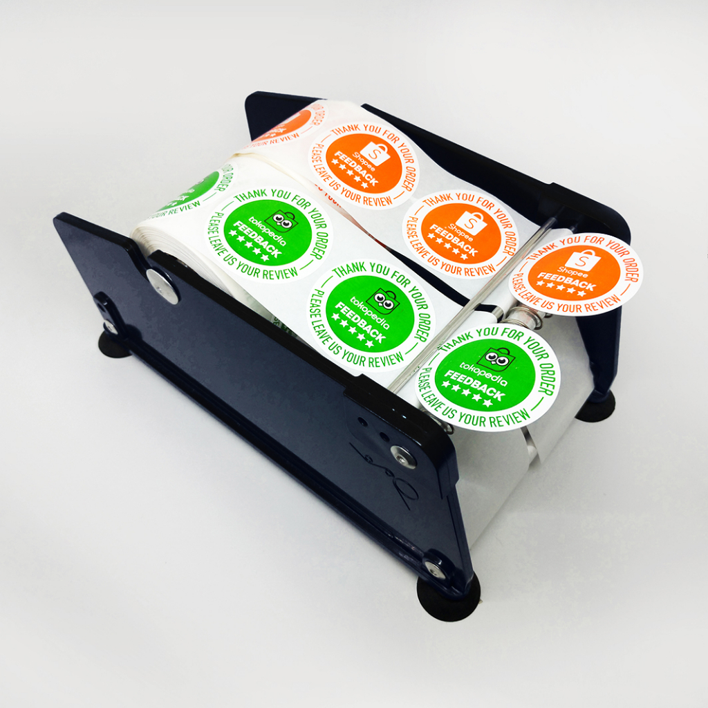 

RB Dispenser Roll Label Sticker Manual Meja Ekonomis Praktis Dan Serbaguna