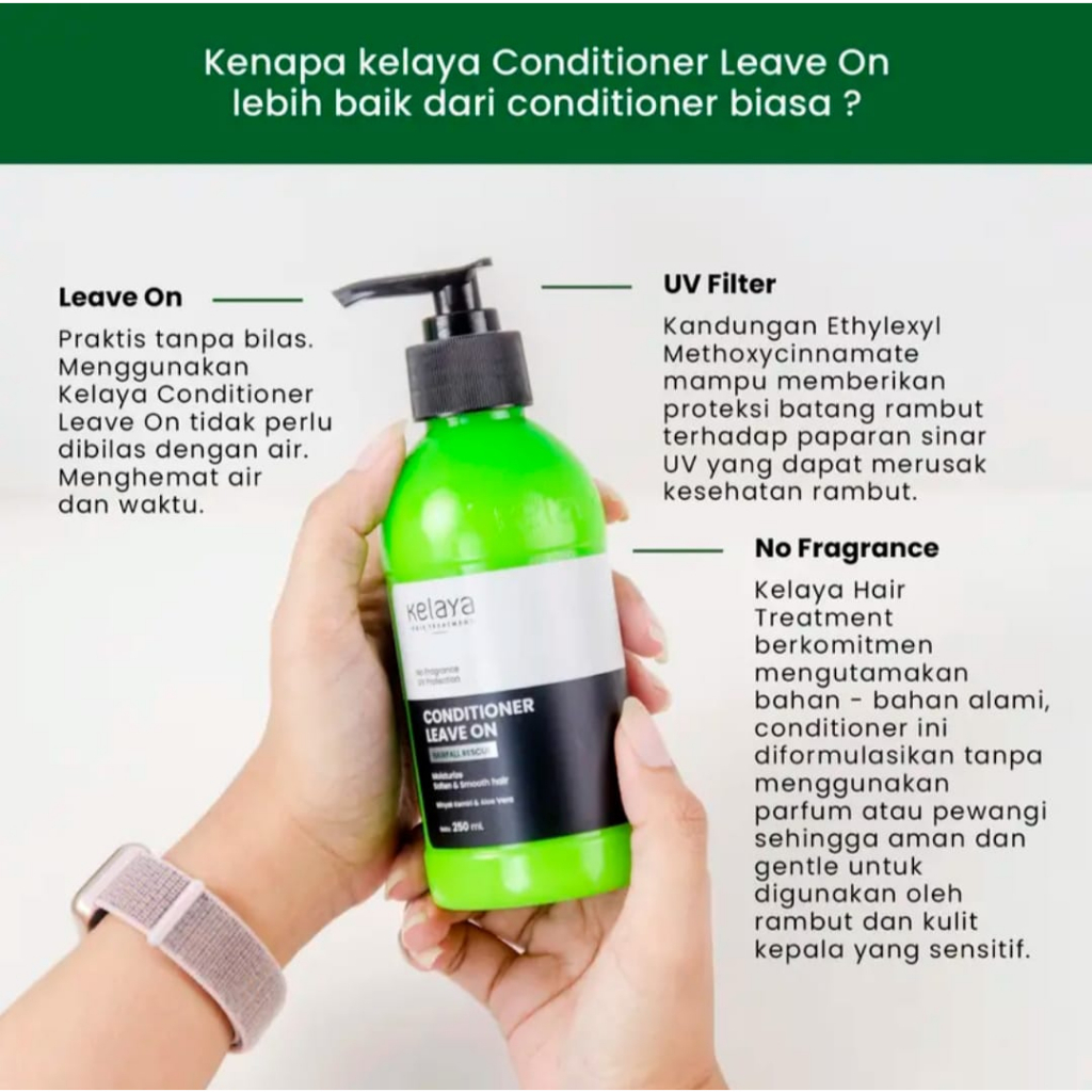 (free gift) CONDITIONER KELAYA HAIR TREATMENT LEAVE ON 250ML