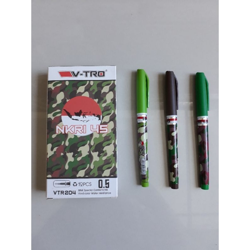 

Pen Gel V-TRO 0,5mm Isi 12pcs