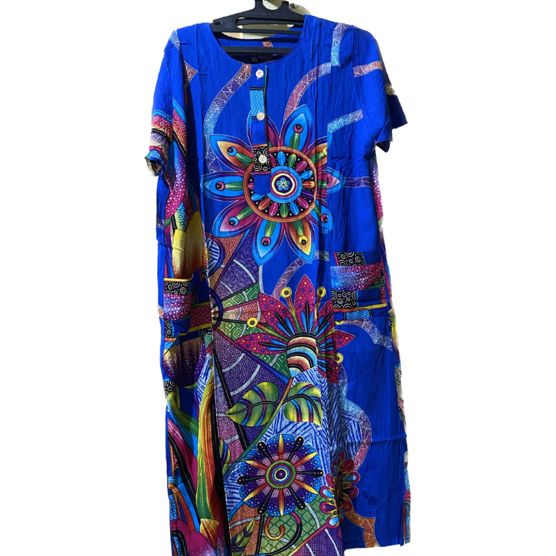 DASTER KENCANA UNGU KODE 08 LABEL BIRU || KENCANA UNGU (LENGAN PENDEK)