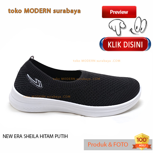 Sepatu wanita sepatu flat casual slip on NEW ERA SHEILA