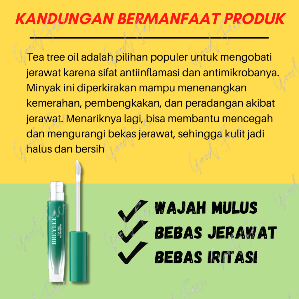 PEMBERSIH JERAWAT BREYLEE TEA TREE ACNE TREATMENT PEN