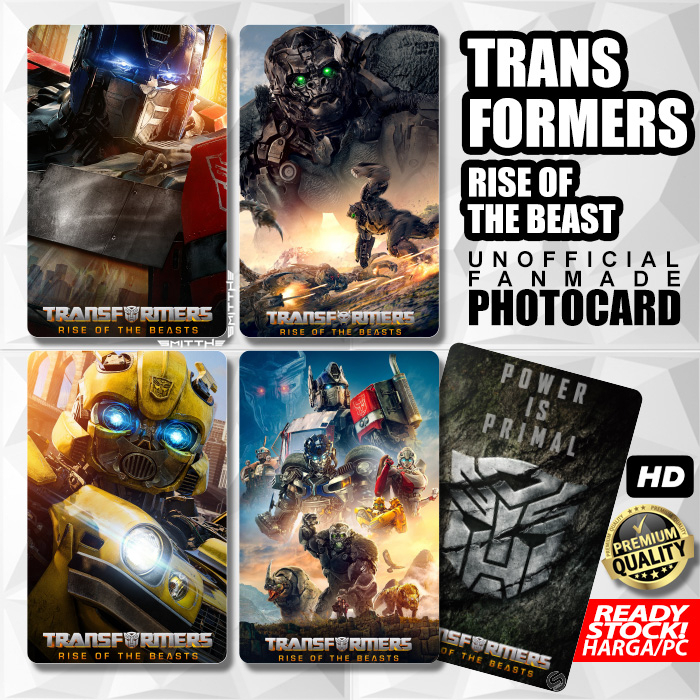 Photocard TRANSFORMERS Rise of The Beast Unofficial Photo Card Kartu