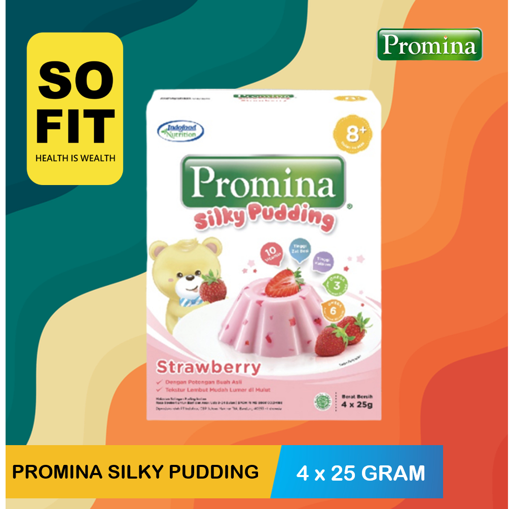 Promina Silky Pudding 100gr Usia 9+ / Puding Anak Bayi / Snack Bayi / Cemilan Bayi / MPASI Bayi / MAKANAN BAYI