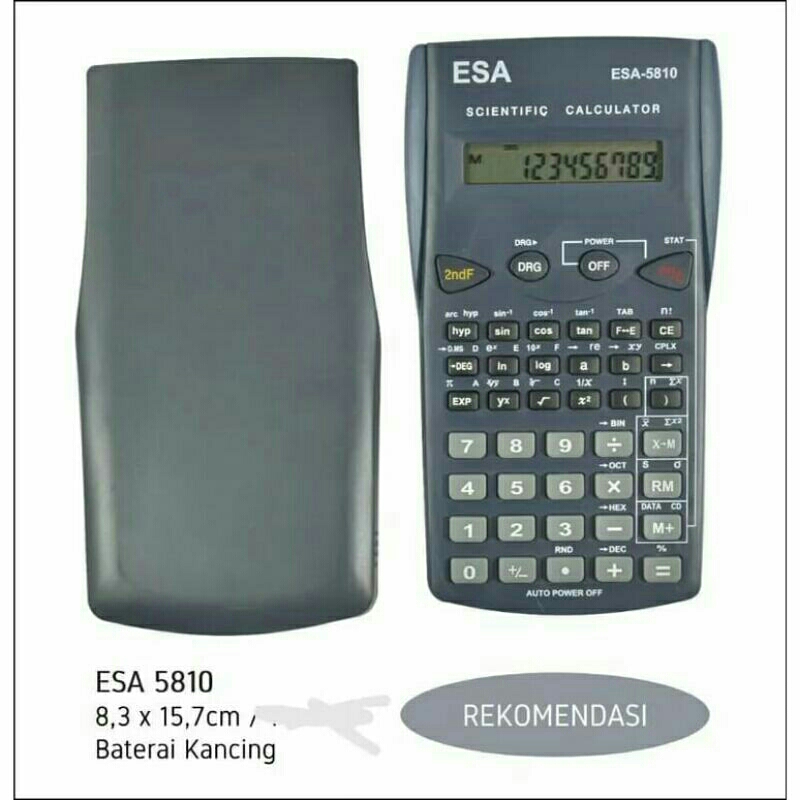 

Kalkulator esa 5810 scientific kalkulator sekolah