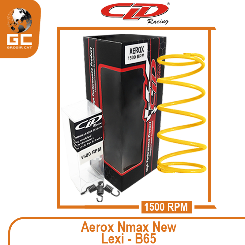 Paket Per CVT Sentrik Ganda Racing Yamaha Aerox Nmax Lexi New 125/155 CLD 1000/1500 RPM