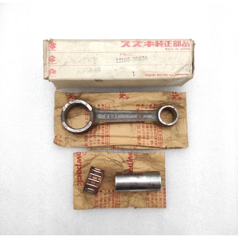 stang seher piston connecting rod kit suzuki TRS TRZ katana original japan