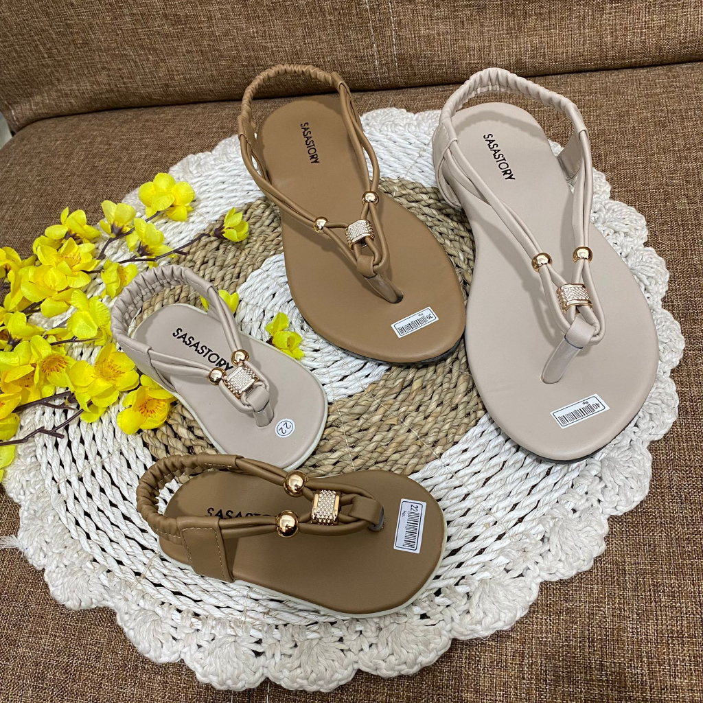 SEPATU SANDAL JEPIT KARET COUPLE IBU DAN ANAK PEREMPUAN JEPIT KA05