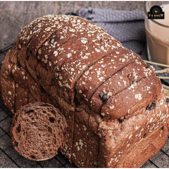 

Roti Sehat Premium Rye Choco ( CONTAIN SOURDOUGH & LESS SUGAR )