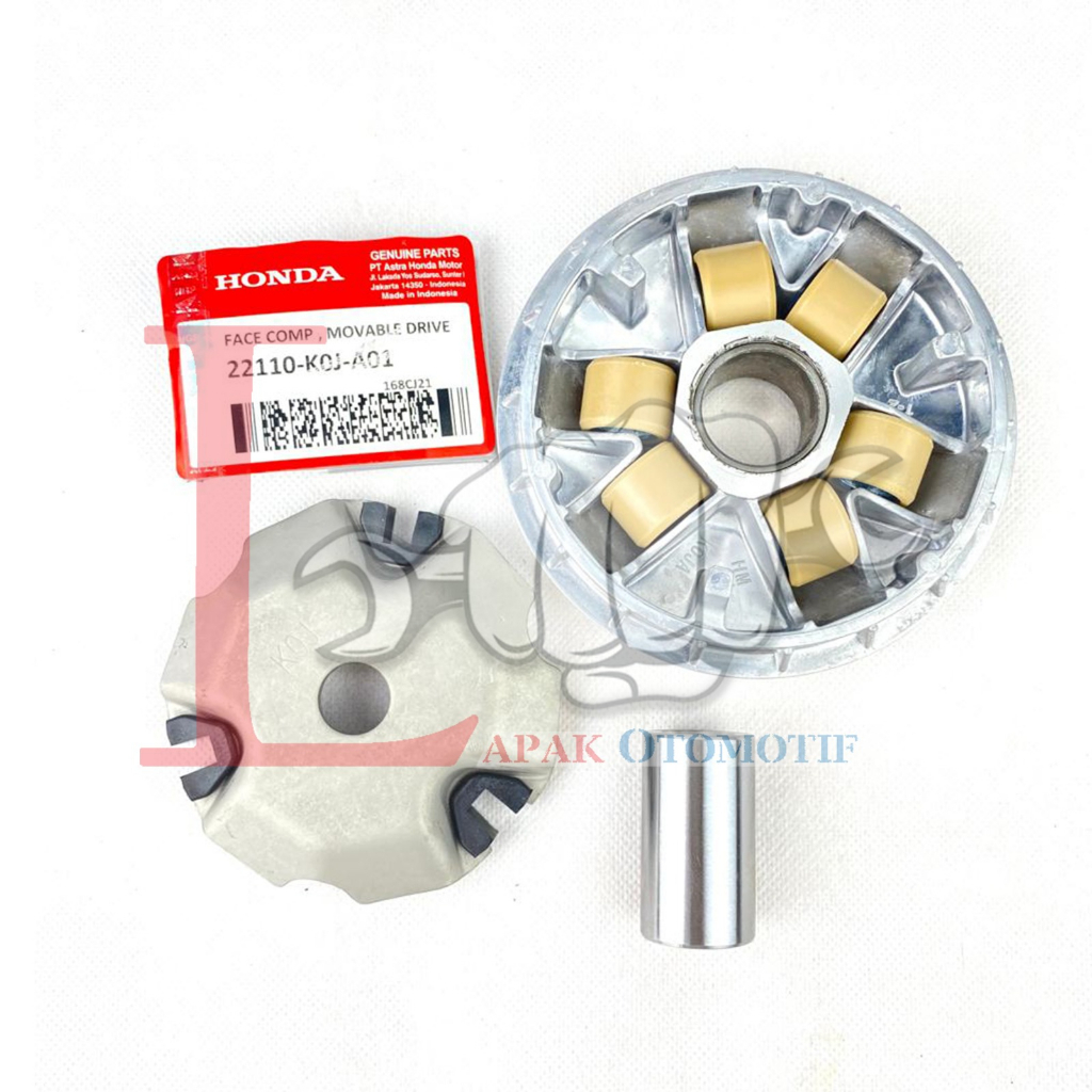 -LOI- RUMAH ROLLER ASSY SET GENIO , BEAT STREET , BEAT NEW , SCOOPY NEW LED