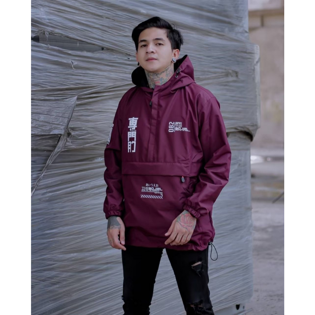 Jaket Cagoule Pria Bahan Taslan ZN Premium Jaket Pria Keren