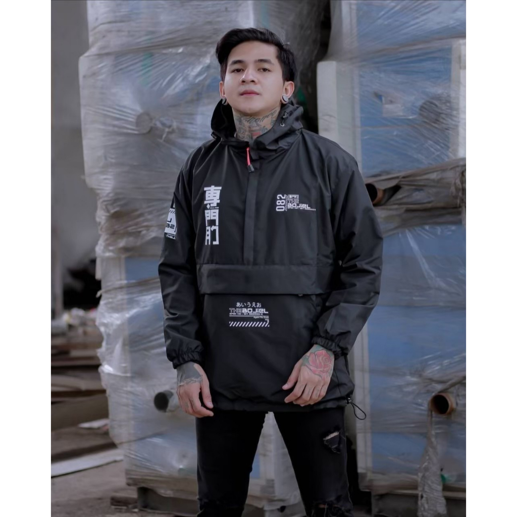 Jaket Cagoule Pria Bahan Taslan ZN Premium Jaket Pria Keren