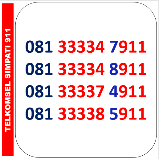 Nomor Cantik Simpati ABAB 911