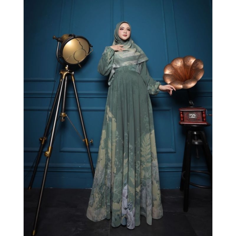(BISA COD) GAMIS SYARI HAZEEMA SERIES by ALLAWIYAH