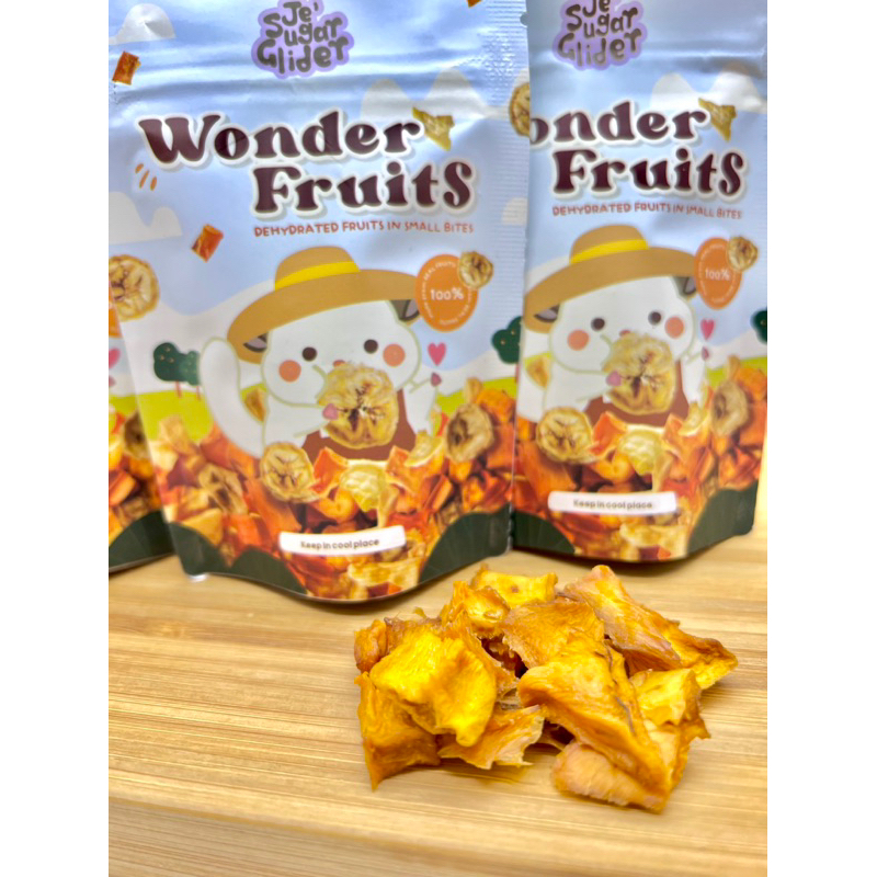 WONDERFRUITS, Dehydrate Fruits / Dried Fruits untuk Sugar Glider dan SmallPets