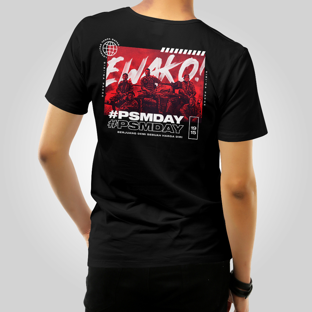 Kaos PSM Makassar PSMDAY/ Baju Ewako PSM Makassar