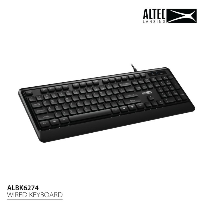 Keyboard Wired Altec Lansing ALBK6274 Silent Design