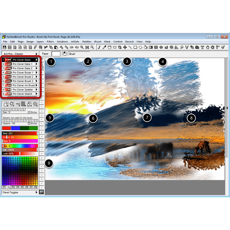 Pixarra TwistedBrush Pro Studio 2023 Full Lisensi Lifetime Software Lukisan Digital Panting Desain Tools