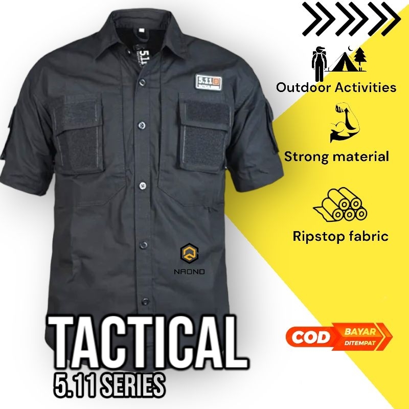 GROSIR Kemeja Tactical 511 Pendek Lapangan Pria Tactical