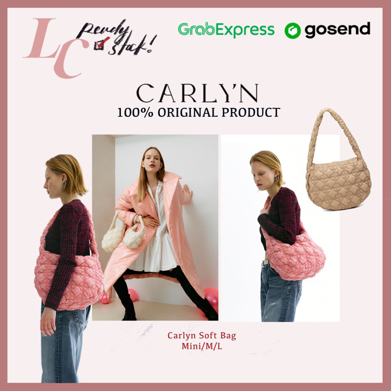 <READY STOCK> CARLYN KOREA SOFT BAG MINI / M / L JENNIE BLACKPINK