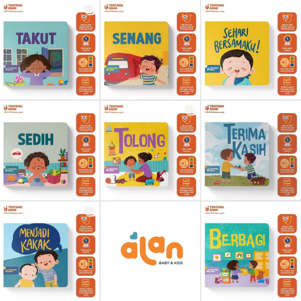 Buku Tentang Anak - Board Book / Buku Edukasi Anak