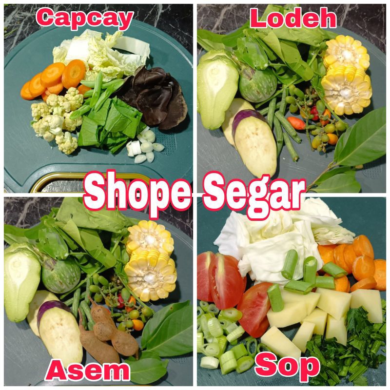 

Sayur Potongan & Utuh Sayur Asem/Sop/Lodeh/Capcay