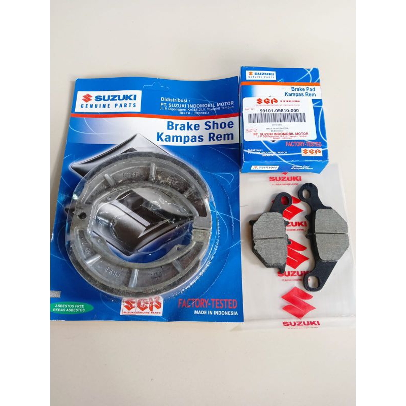 KAMPAS REM DEPAN BELAKANG SUZUKI NEX/ADDRESS